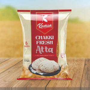 Aate Daal Ka Bhaav Flour: Kashish Chakki Atta 5kg