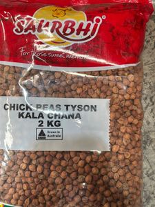 Daal Mein Kuch Kaala Hai Lentils: Chick Peas Tyson Kala Chana 2Kg (Saurbhi)