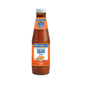 Pastes Sauces: Mitchell’s Peri Peri Sauce Medium 260g