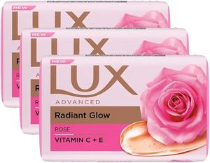 Body Care: Lux Rose 150G x 3