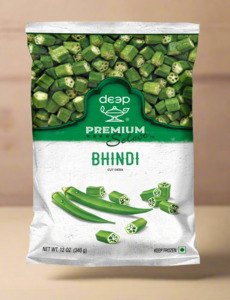 Frozen Veggies Snacks: Frozen Okra (Cut) 340g