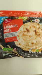 Frozen Roti Paratha Naan: Frozen Tandoori Roti 360g (Haldiram's)
