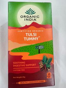 Tea Tea Masala: Organic India Tulsi Tummy 45g 25 Tea Bags