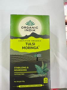 Tea Tea Masala: Organic India Tulsi Moringa 25 Tea Bags