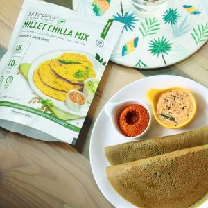 Gluten Free Goodness: Multi Millet Chila Mix 400g (Skyroots)