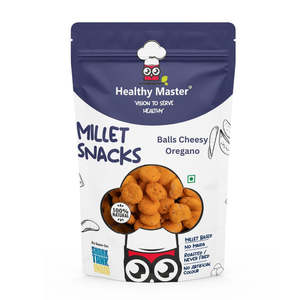 Gluten Free Goodness: Millet Balls - Cheese & Oregano Flavour 25g (Healthy Master)