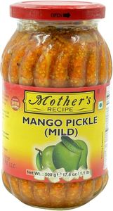 Condiments Dressings Pickels 1: Mothers Recipe Mango Pickle Mild 500g