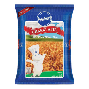 Aate Daal Ka Bhaav Flour: Pillsbury Chakki Atta 5 kg