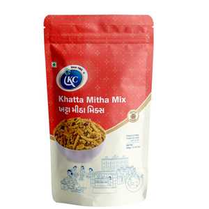 Gajak Chikki Laddoo: Induben Khatta Mitha Mix 300g