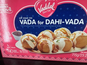 Frozen Veg Snacks: Vadilal Vada for Dahi Vada 715g