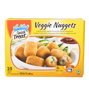Frozen Veg Snacks: Vadilal Fr Potato Veggie Nuggets 325g