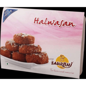 Frozen Indian Sweets: Halwasan 400g (Saurbhi)