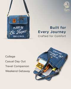 Qyom Bag Blue - Vintage Side Bag
