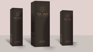 Custom Packaging: 20 x 10 x 8cm Extra Large Custom Branded Product Skincare Cosmetic Box