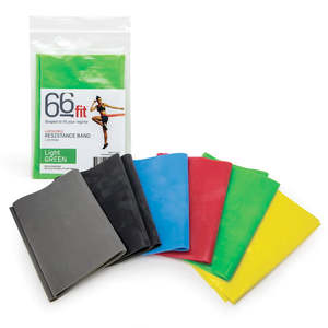 Therapy Exercise: 66Fit Latex Free Resistance Exercise Band 1.2M
