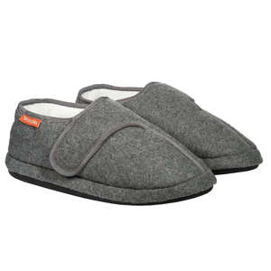 All: ARCHLINE ORTHOTIC ADJUSTABLE SLIPPERS PLUS - GREY MARL