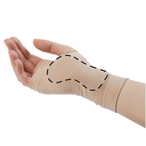 Hand Wrist: M-GEL CARPAL SLEEVE WITH PAD