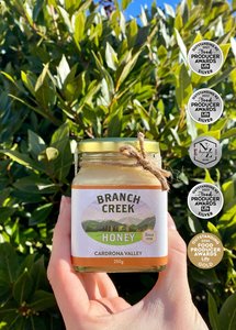 Products: Creamed Clover Blend Honey 250g - Branch Creek Honey