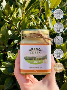 Products: Creamed Clover Blend Honey 375g - Branch Creek Honey