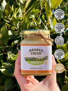 Products: Creamed Clover Blend Honey 375g - Branch Creek Honey