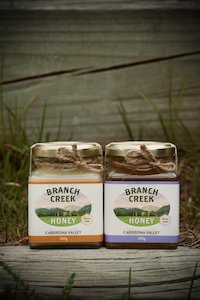 The Perfect Pair, Gift Set of Raw & Creamed 250g Honey - Branch Creek Honey