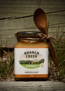 Products: Gift Set Clover Blend Honey & Wooden Teaspoon - Branch Creek Honey