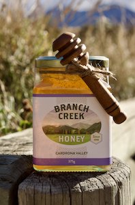 Gift Set Clover Blend Honey & Wooden Honey Dipper - Branch Creek Honey