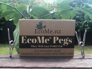 Branded Promotional , Eco - 316 Marine Grade Stainless Steel Clothes Pegs - Brand 4 U
