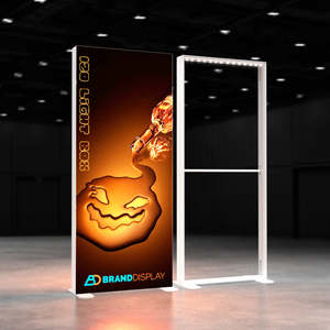 120mm PVC Fabric LED Light Box Display - 1000mm*2000/2500mm