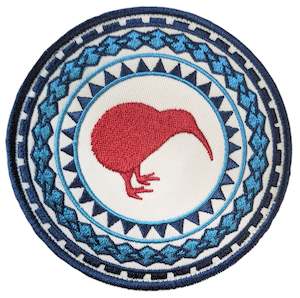 RNZAF Pasifika 90mmW Badge with Hook Velcro - AF110