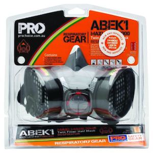 Assembled Half Mask With ABEK1 Cartridges - HMABEK1