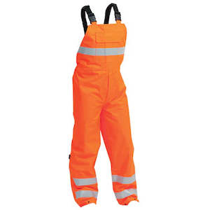Bison Rigour Orange FR Antistatic Bib Overtrousers - 120150T