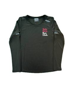 Solo Girls Run Club: SGRC Black Long Sleeve Tee
