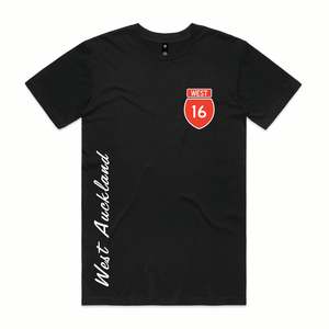 NSRA West Auckland Black Tee