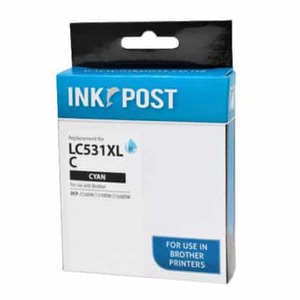Products: InkPost for Brother LC531XL Cyan InkPost NZ
