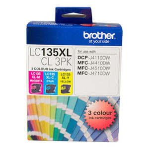 Products: Brother LC135XL Rainbow Pack Ink Cartridge InkPost NZ