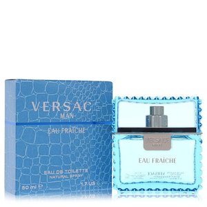 Versace: Versace Man Eau Fraiche Eau De Toilette Spray (Blue) by Versace 50 ml