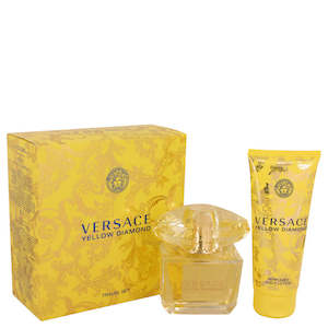 Versace Yellow Diamond Gift Set - 3 oz Eau De Toilette Spray + 3.4 oz Body lotio&hellip;