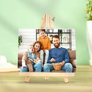 Custom Accessories: Wedding Gifts Personalized Building Brick Photo Block Square Shape