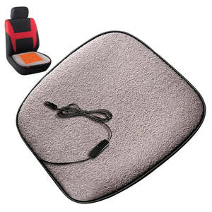 Car Seat Accessories: 5V Car Heating Cushion Lamb Fleece Winter Warm Universal Car Interior Seat Cover Pad