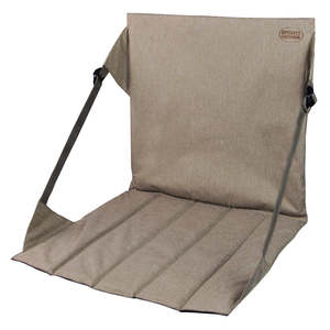 Camping Furniture: MYDAYS OUTDOOR 847203 Rollable Backrest Cushion Chair Portable Outdoor Camping Fishing Seat Mat