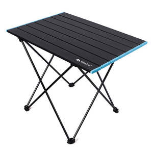 Camping Furniture: SHINETRIP A292-H0M Portable Folding Table Outdoor Picnic BBQ Aluminum Alloy Desk, Size M