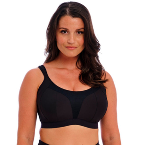 BRAS : Hot Go: Fantasie Elevate Black Uw Sports Bra - Sports Bra Womens Sports Bras Hot Gossip - NZ - Fantasie