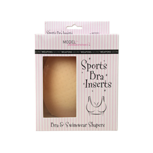 Accessories: Secret Weapons Sports Bra Inserts - Bra Accessories Push Up Bra Pads Hot Gossip - NZ - Model Behaviour