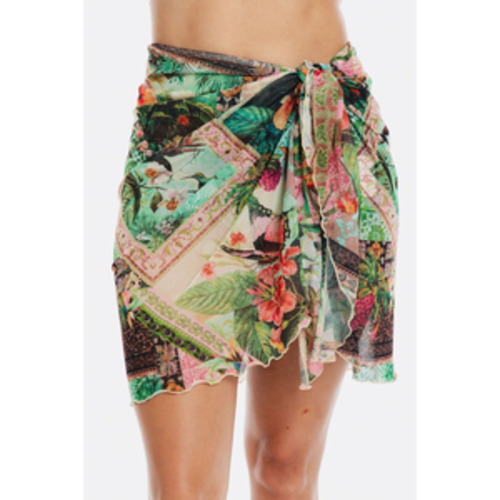 TOGS Fiji Mesh Sarong - Swimsuits for Women Body Sculpting Swimwear Hot Gossip - NZ - Togs