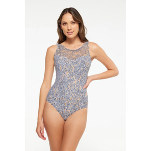 SURGICAL Bras: TOGS Savanna Mesh Highneck One Piece - - Togs