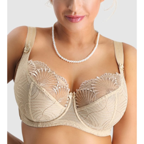 Selena Unlined Embroidered Large Cup Wired Bra - Everyday Bras Style Bras Hot Go&hellip;