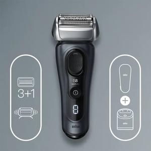 Products: Series 8 8453cc Wet & Dry Shaver w/ 4-in-1 SmartCare Center and Travel Case – Fjord Grey