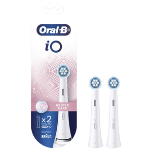 Oral-B iO Gentle Care Replacement Brush Heads 2pk – White