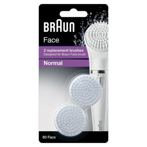 SE80 Braun Face Exfoliation Brush (x2)